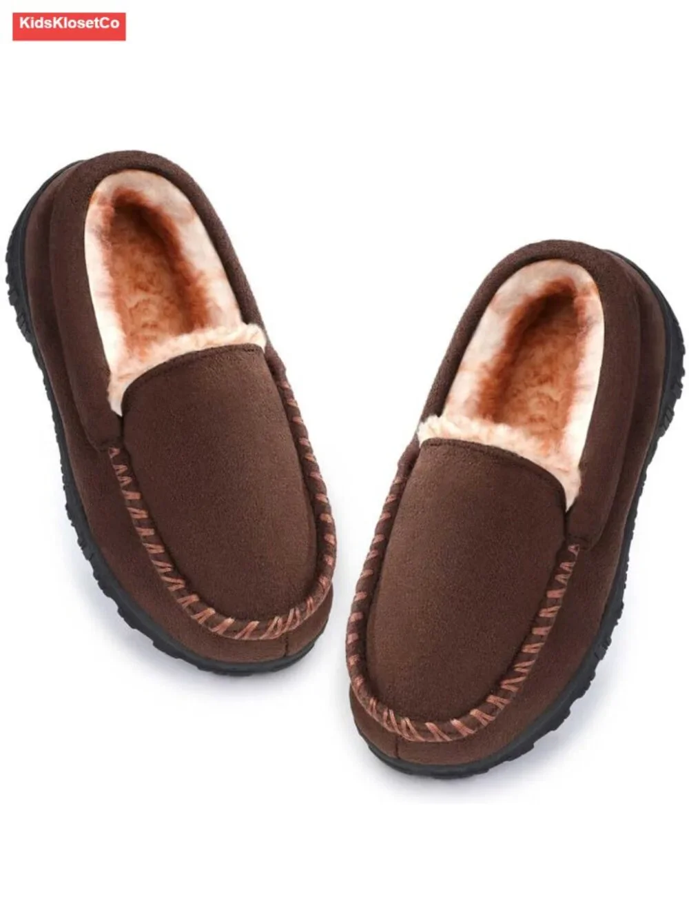 Kids Mocc Foam Slippers Nonslip Indoor Outdoor